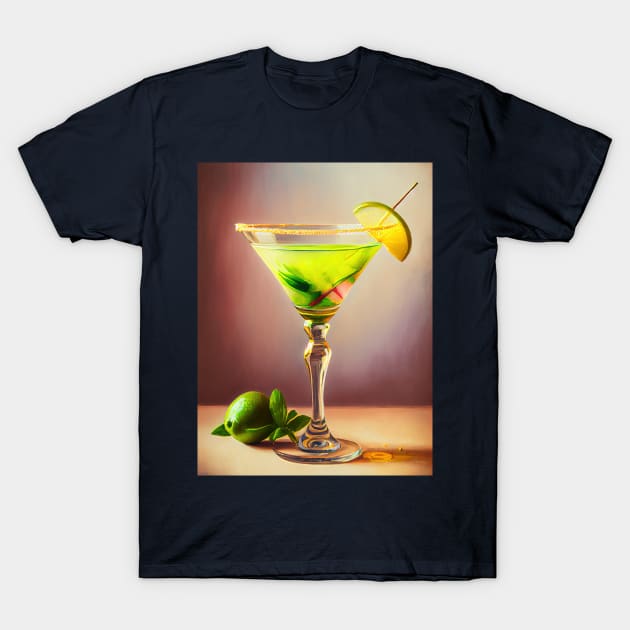 Daiquiri cocktail T-Shirt by ABART BY ALEXST 